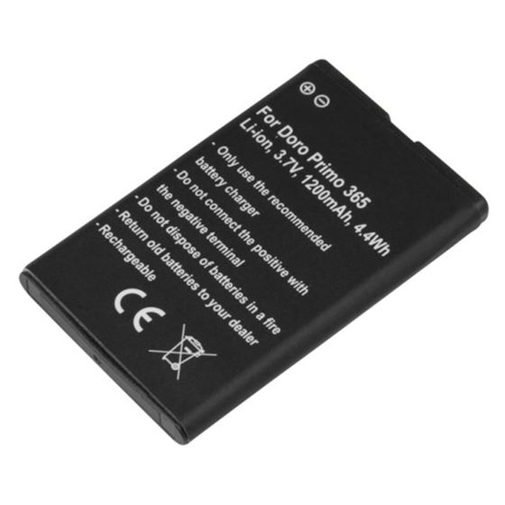 Akku Doro Primo 365:lle, Li-ion 3,7V 1200mAh 4,4Wh
