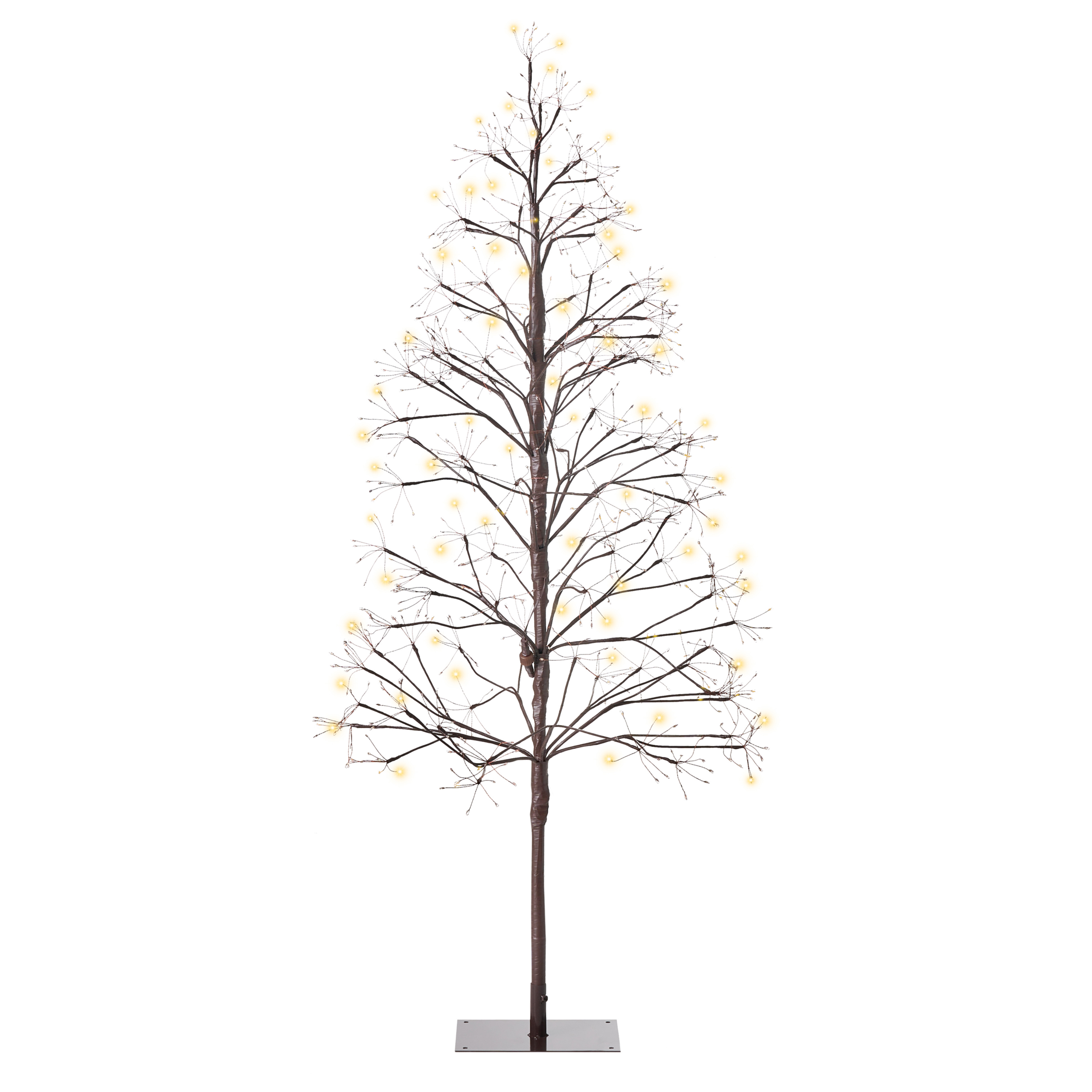 Ulkokoriste LED-valo LONKARI Puu 150 cm Ruskea
