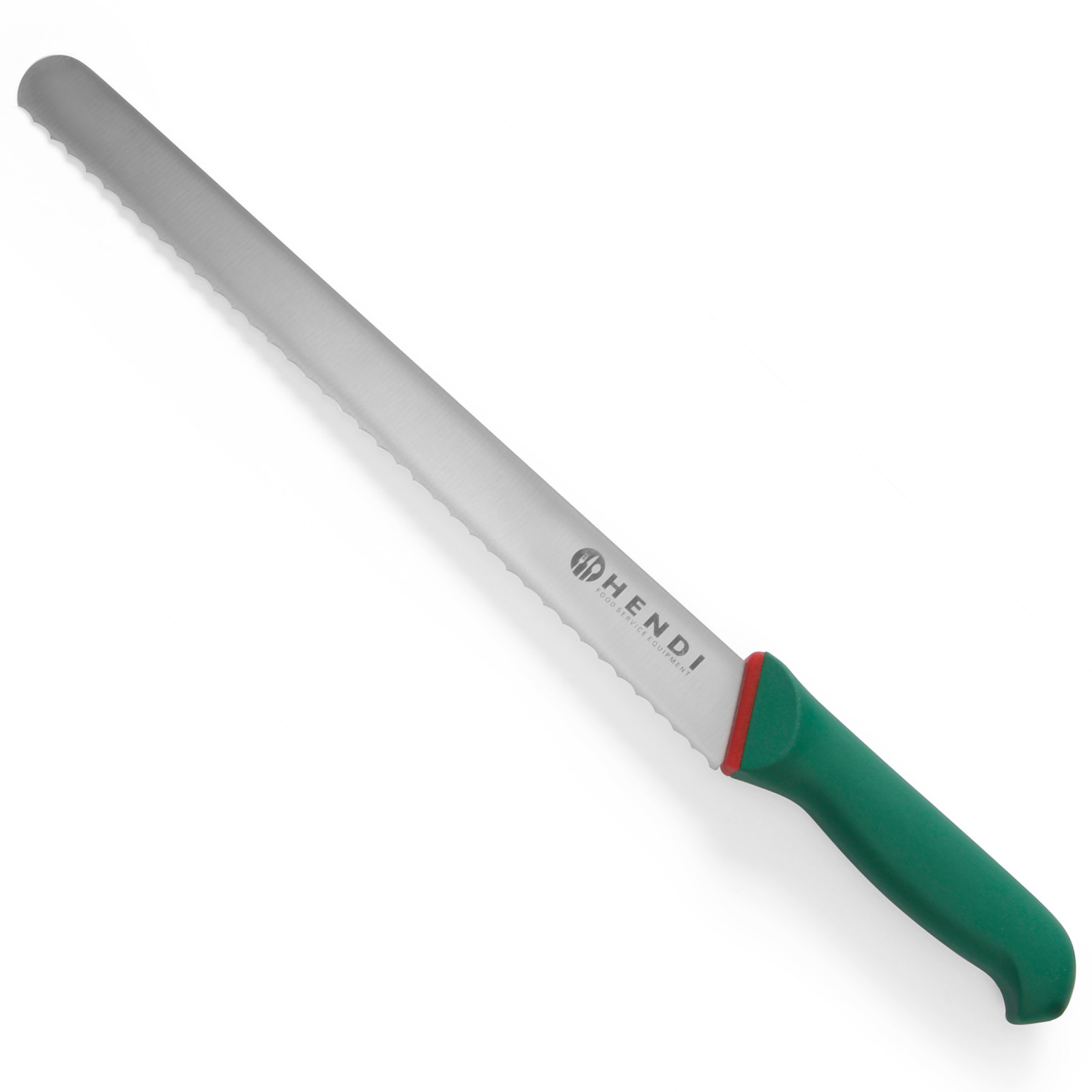 Green Line -sahalaitainen leipäveitsi, pituus 415 mm - Hendi 843895