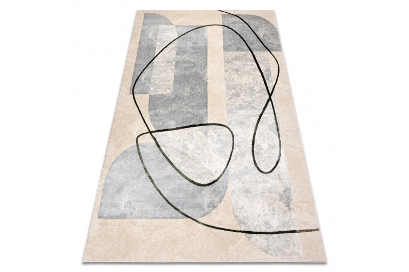 Matto ALLURE 9980 - tyylikäs, glamour beige / vihreä 120x170 cm