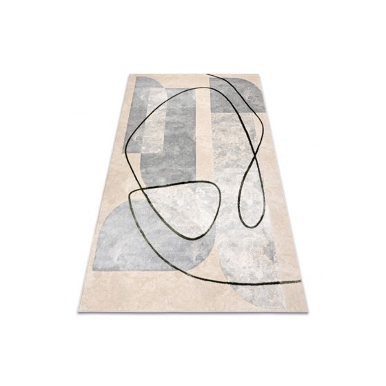 Matto ALLURE 9980 - tyylikäs, glamour beige / vihreä 120x170 cm