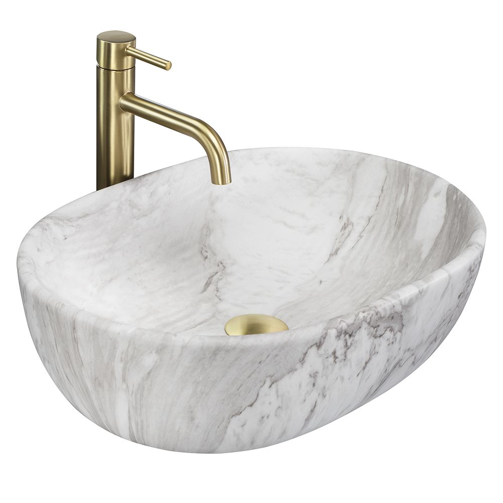 REA Malja-allas AMELIA 48 ash matta, 48X34,5X13,5CM