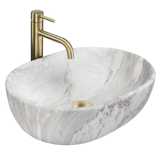 REA Malja-allas AMELIA 48 ash matta, 48X34,5X13,5CM