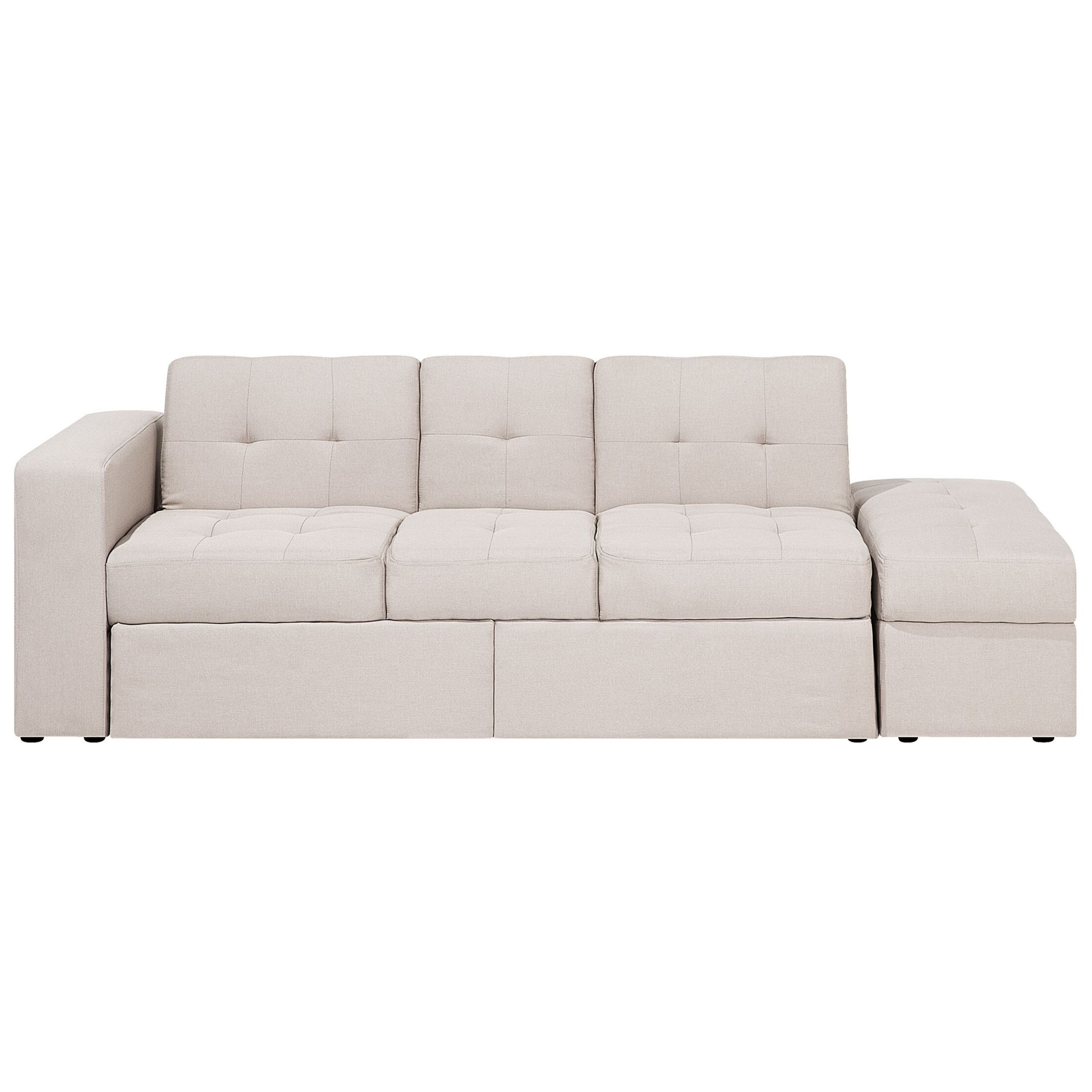 Vuodesohva 3-istuttava FALSTER säilytystila Kangas Beige
