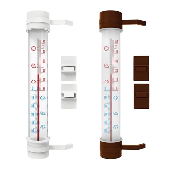 Suuri itseliimautuva ulkoinen putkimainen lämpömittari