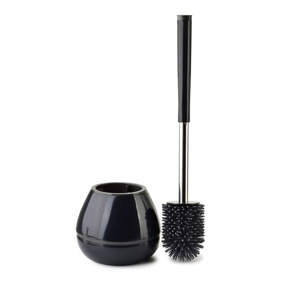 WC-harja silikoni Bathlab EDA SILICONE 14x42 cm musta 1 kpl