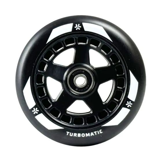 Union Turbomatic V2 Pro Scooter Wheel 110 mm musta temppupotkulaudan rengas