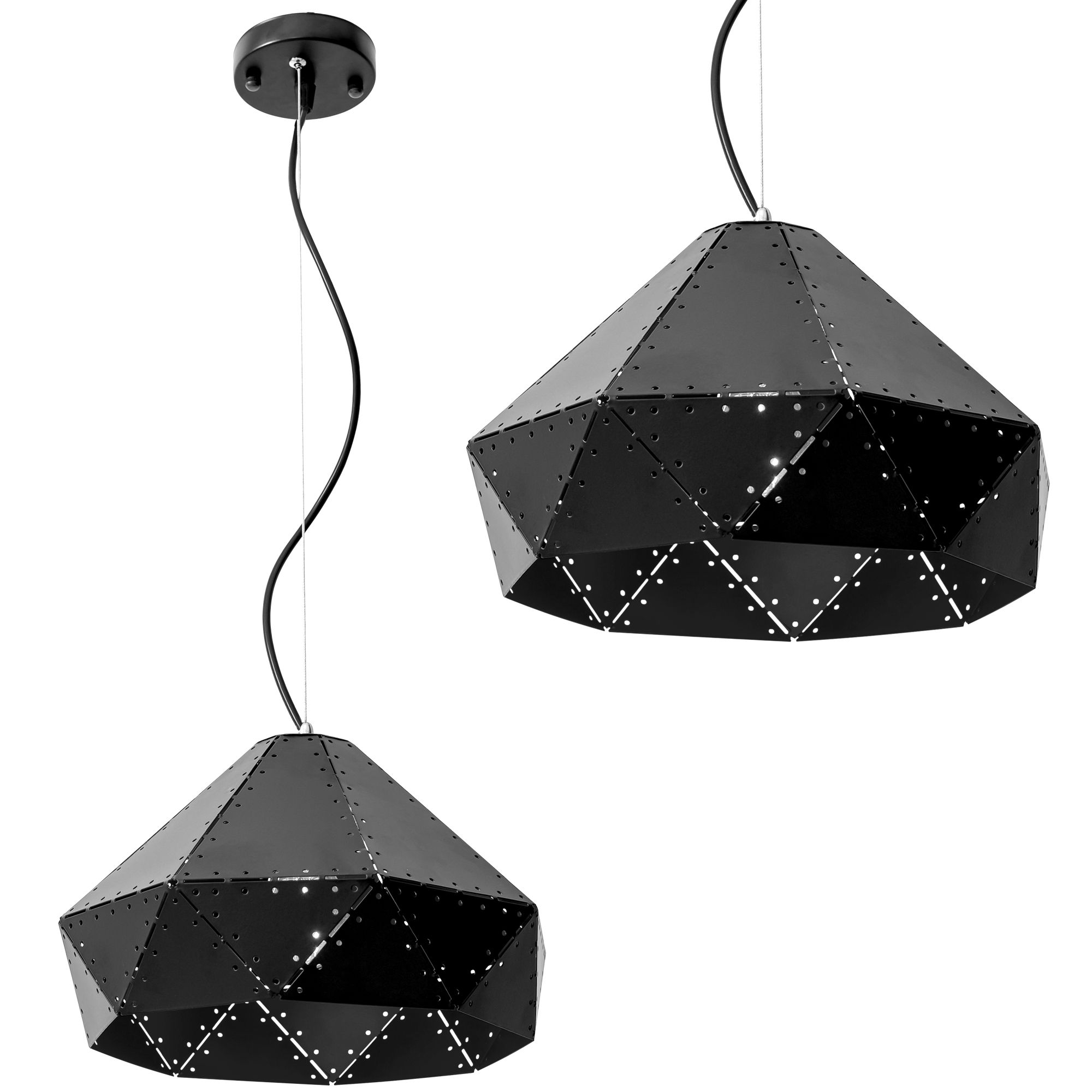 TOOLIGHT riippuva kattovalaisin APP236-1CP musta, 18, 5x29x18, 5cm