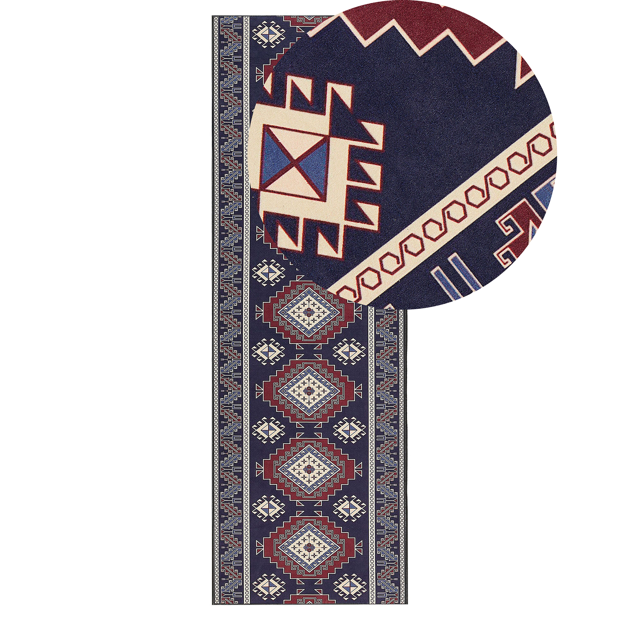 Matto KANGAL Tummansininen 80 x 240 cm