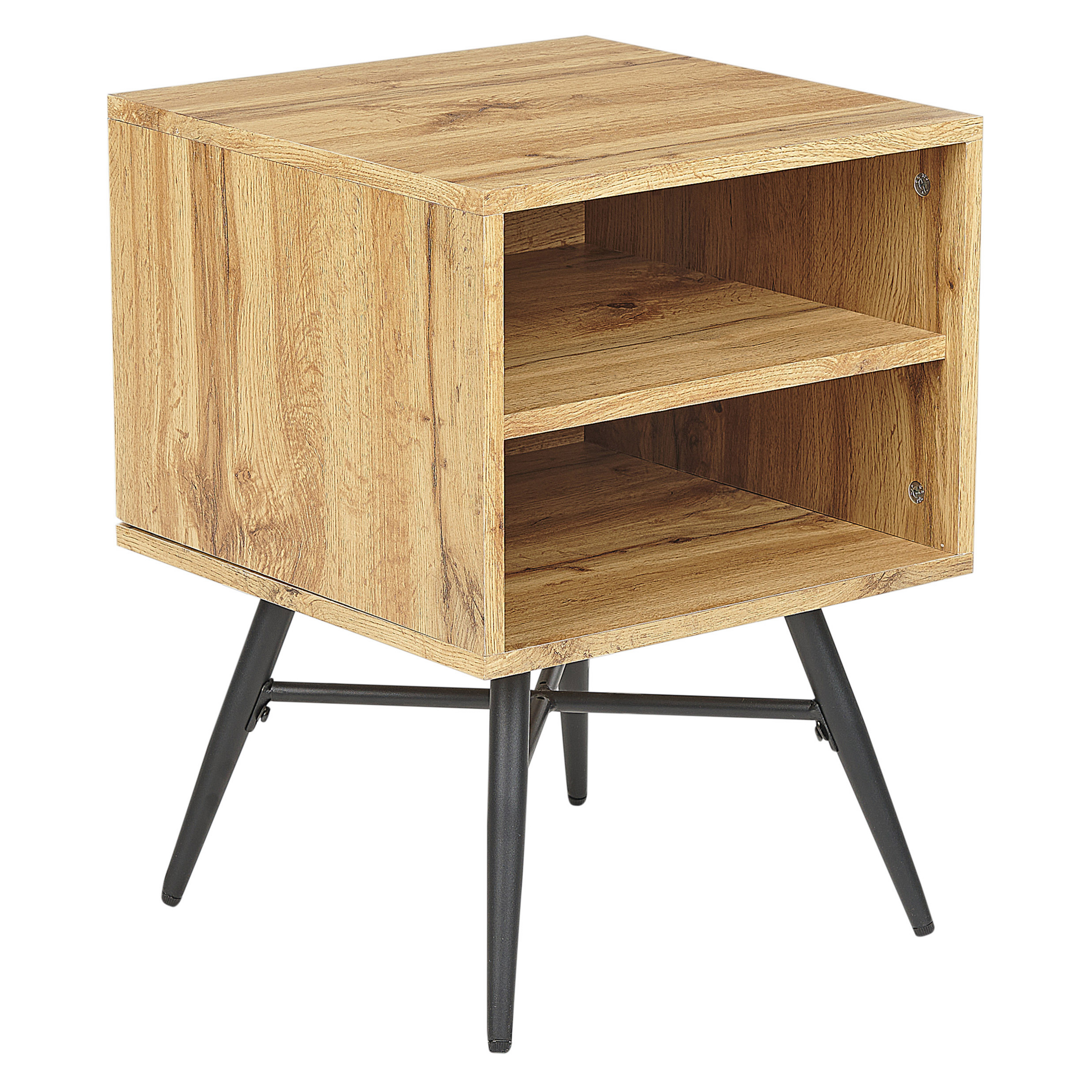 Yöpöytä LUBOCK Vaaleanruskea