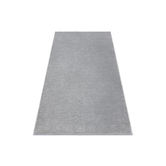 Matto SOFTY yksivärinen harmaa 60x100 cm