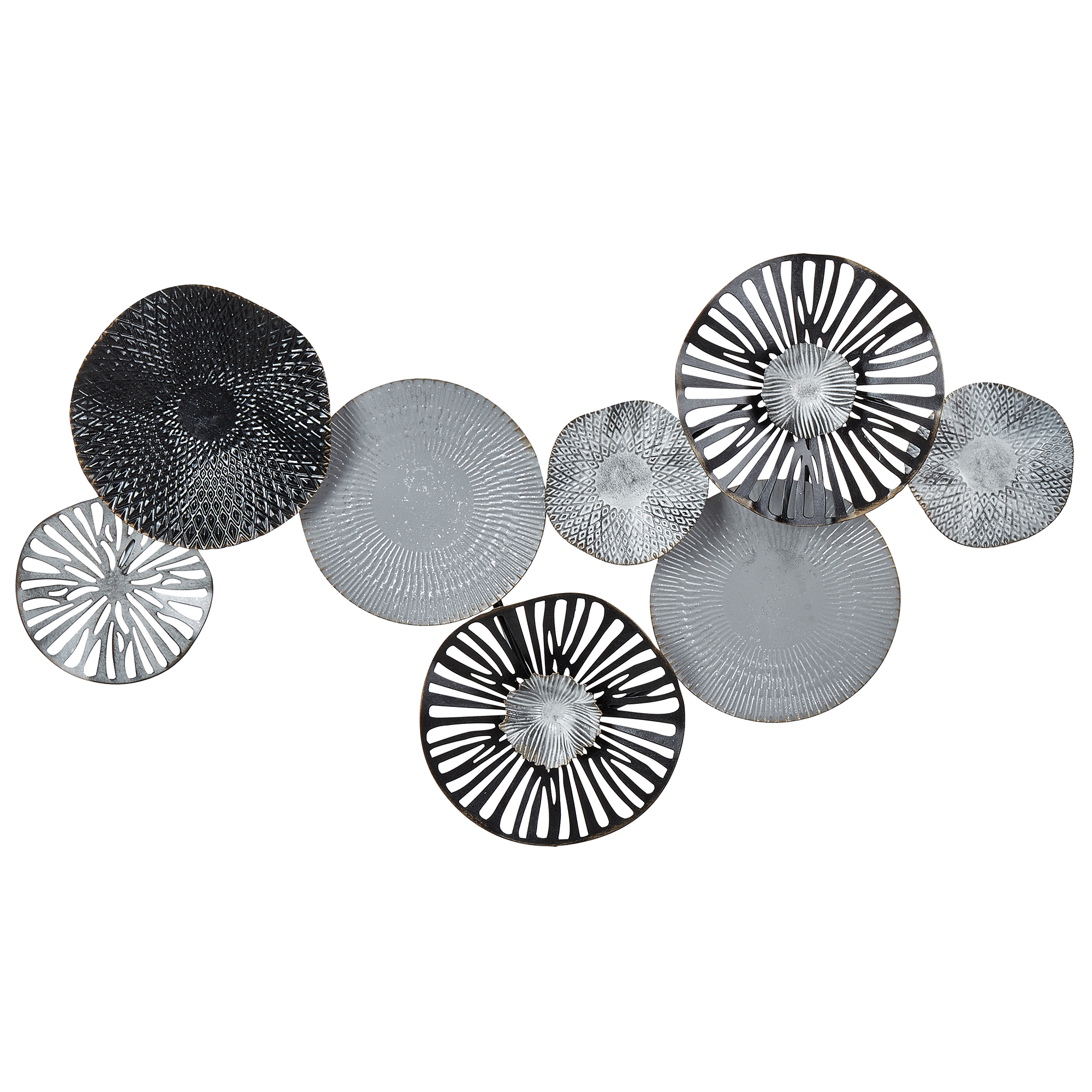 Seinäkoriste TENNESSINE metalli 49 cm Musta