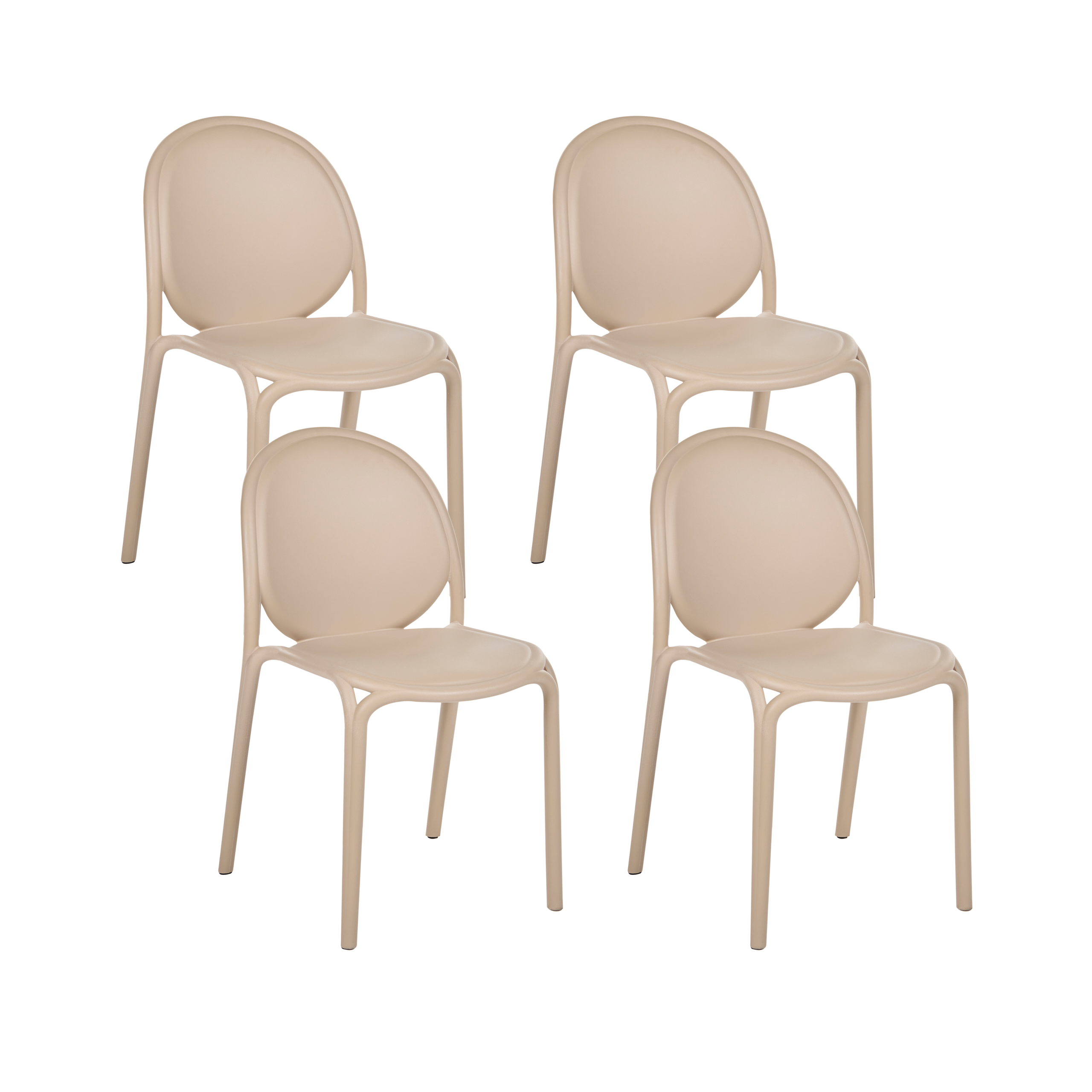 Puutarhatuolisetti 4 kpl BRUGNELLO Beige