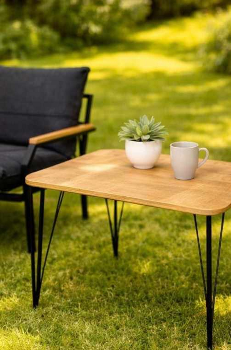 Norda Design Puutarhan oleskeluryhmä Alya Sehpa 61 x 61 x 70 cm