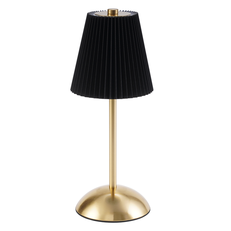 NETTLIFE Langaton pöytävalo, 2 kpl – LED-yövalo, säädettävä, ladattava USB:llä, kangasvarjostin, nykyaikainen muotoilu makuuhuoneeseen