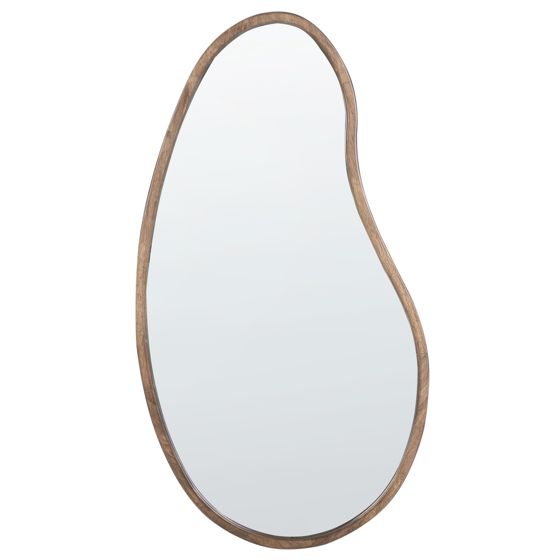 Seinäpeili CABIDOS 70 cm 130 cm Keisaripuu Vaaleanruskea