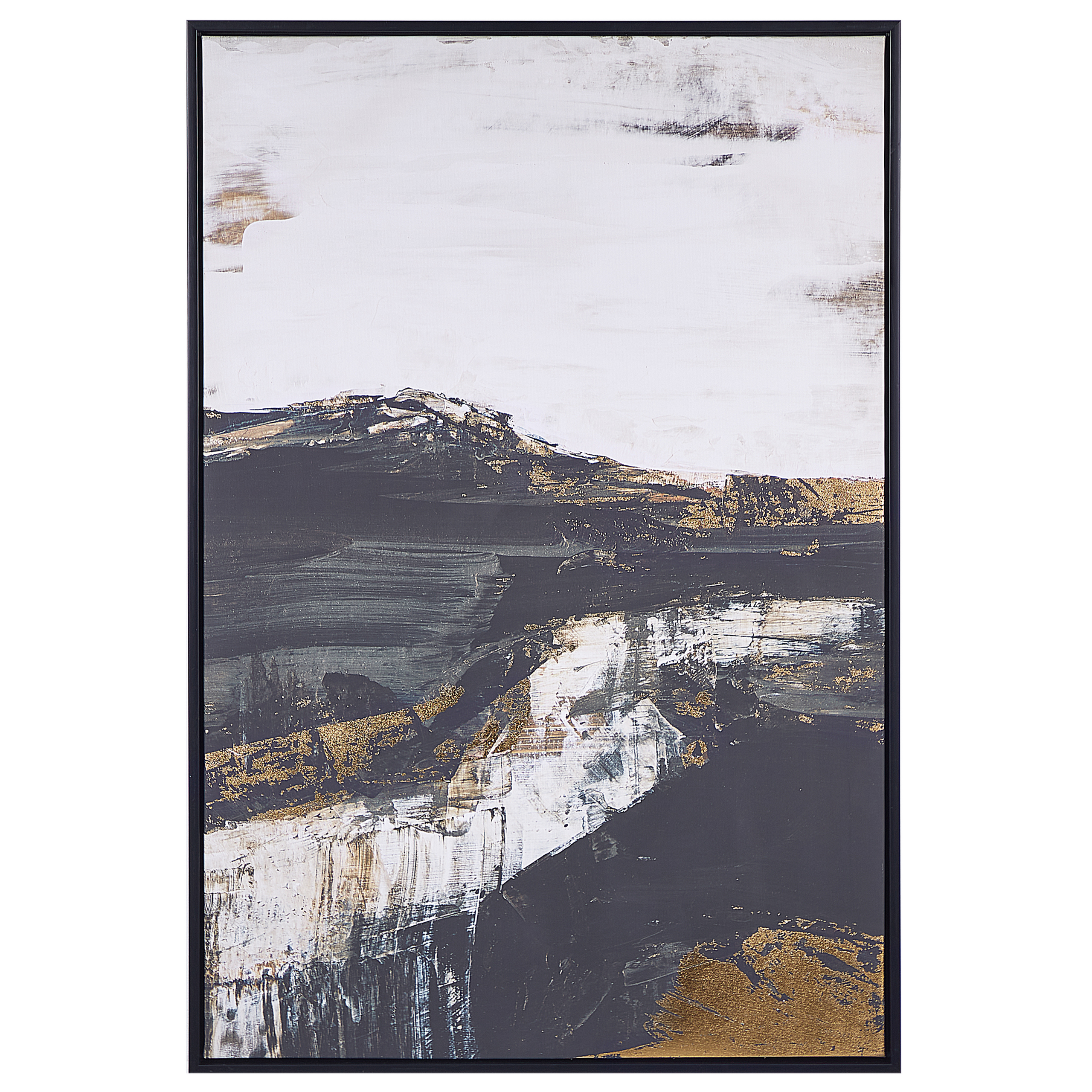 Canvas-taulu STATTE 63 x 93 cm Abstrakti aihe Musta
