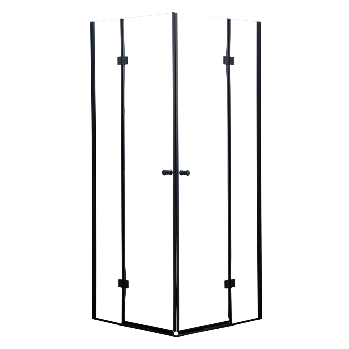 Lykke Suihkunurkka Arctic Deluxe 90x90x195cm, musta kehys