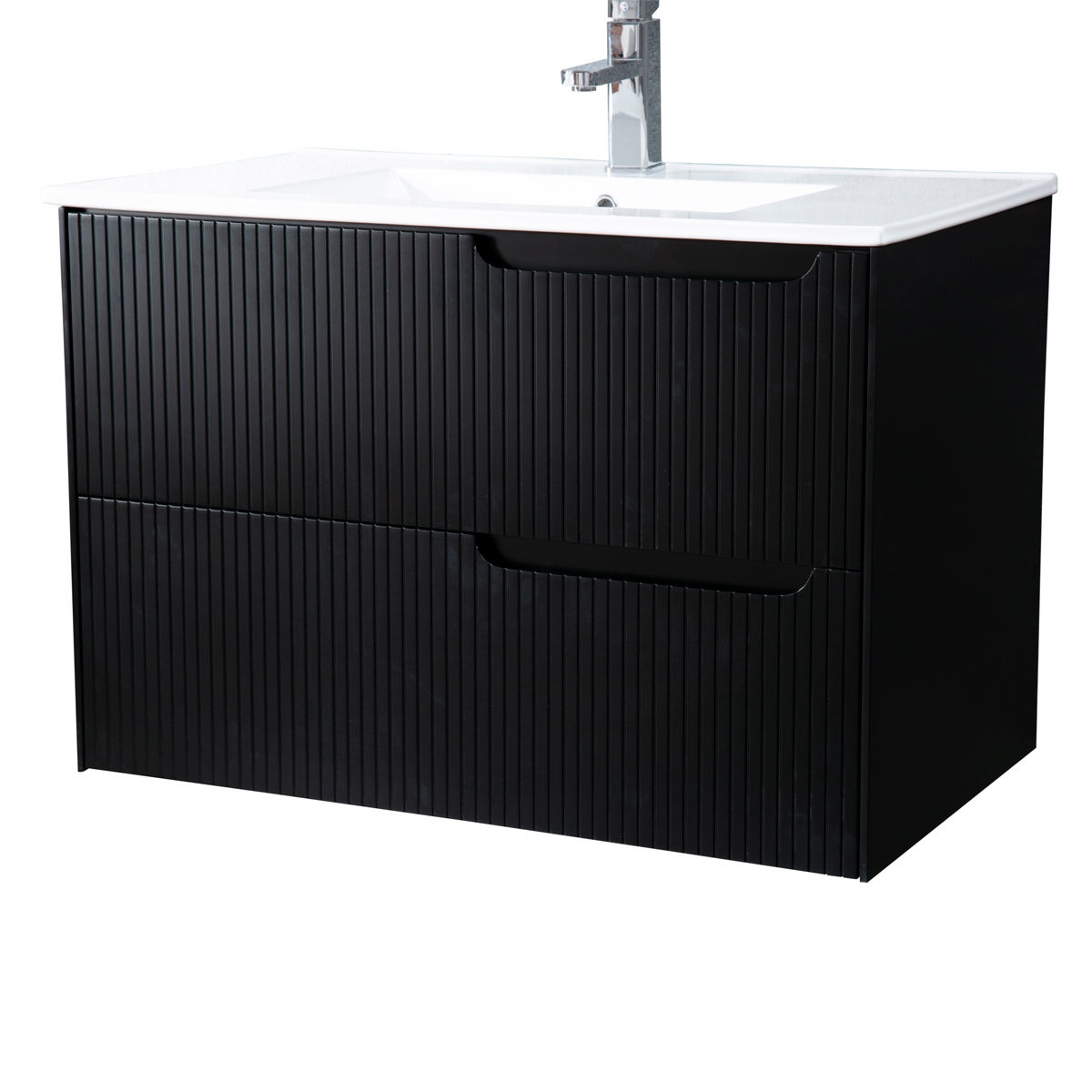 Lykke Allaskaappi Polar Deluxe 80x46x55cm, musta
