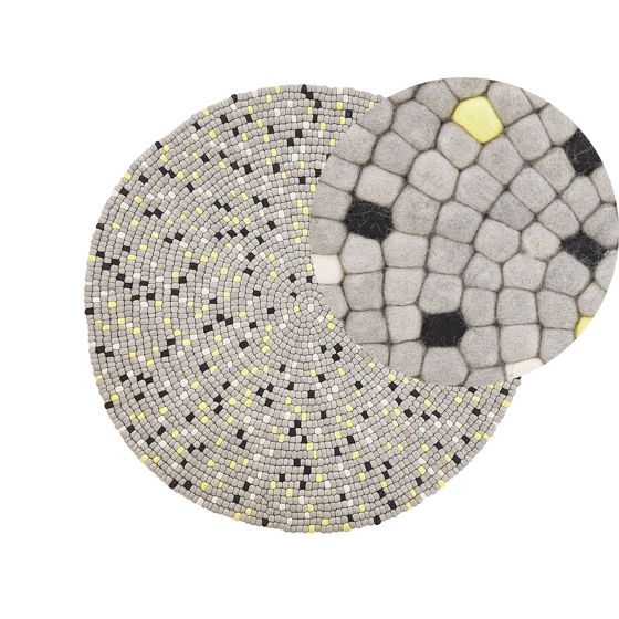 Matto PENEK Vaaleanharmaa ø 140 cm villa