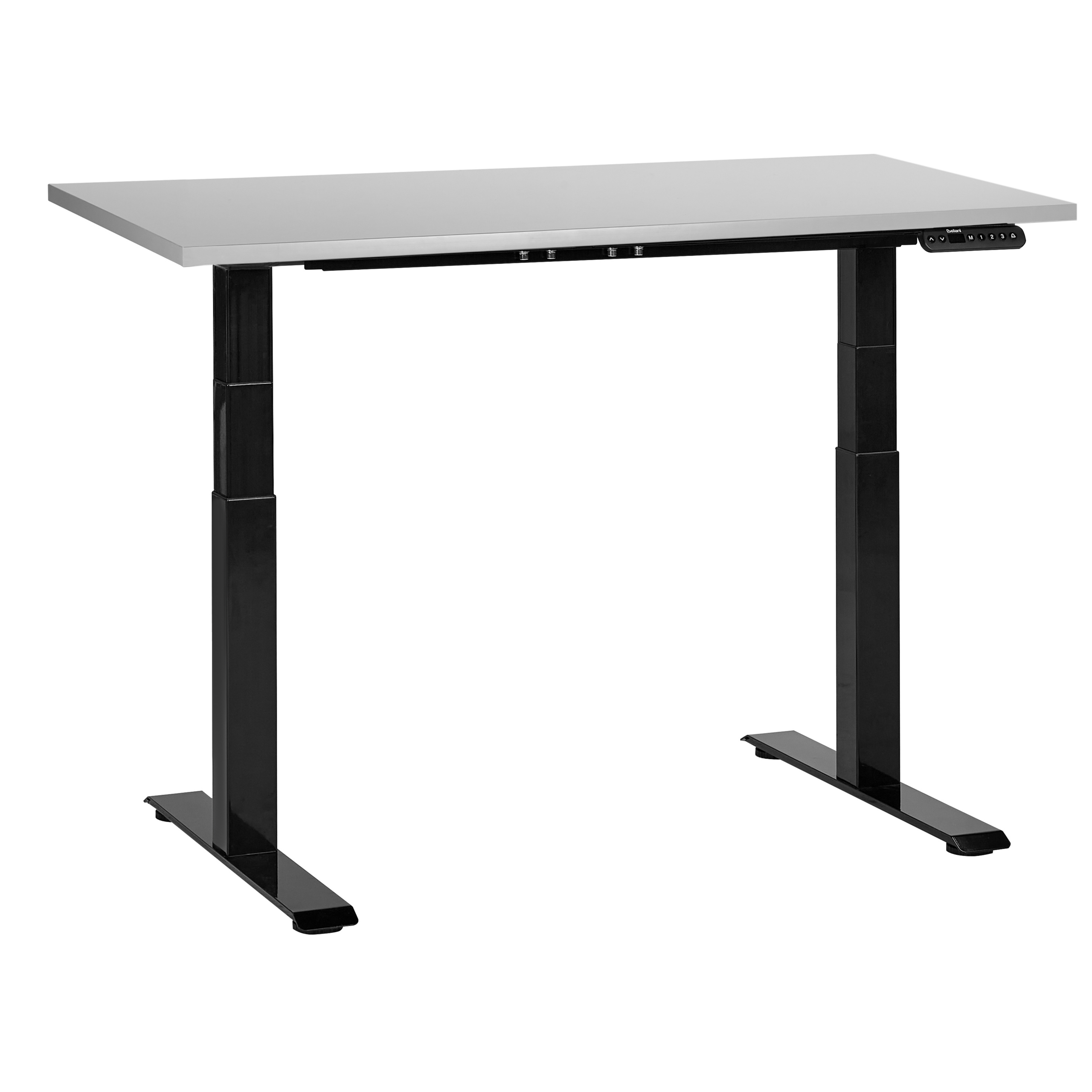 Sähkösäädettävä työpöytä DESTINES Harmaa/musta 120 cm 72 cm