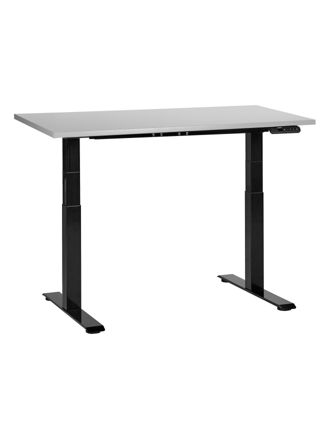 Sähkösäädettävä työpöytä DESTINES Harmaa/musta 120 cm 72 cm