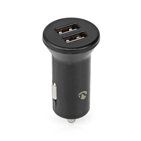 24W USB-A autolaturi kahdella portilla laitteiden lataukseen
