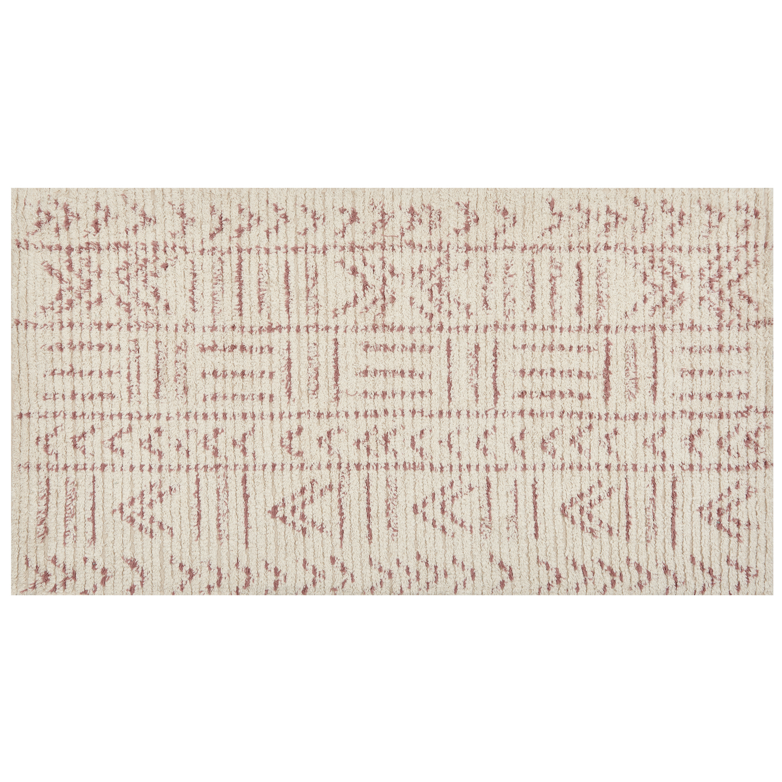 Matto EDIRNE Beige 80 x 150 cm puuvilla