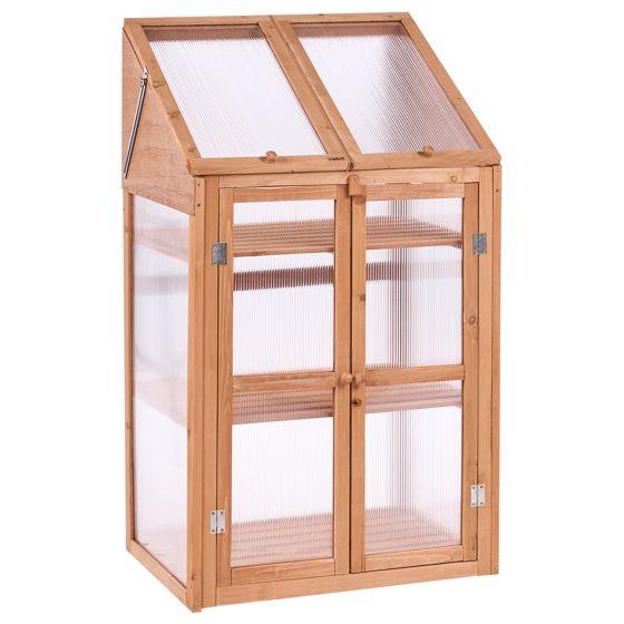 Parvekekasvihuone VOLVERA jalokuusi Vaaleanruskea 49 cm