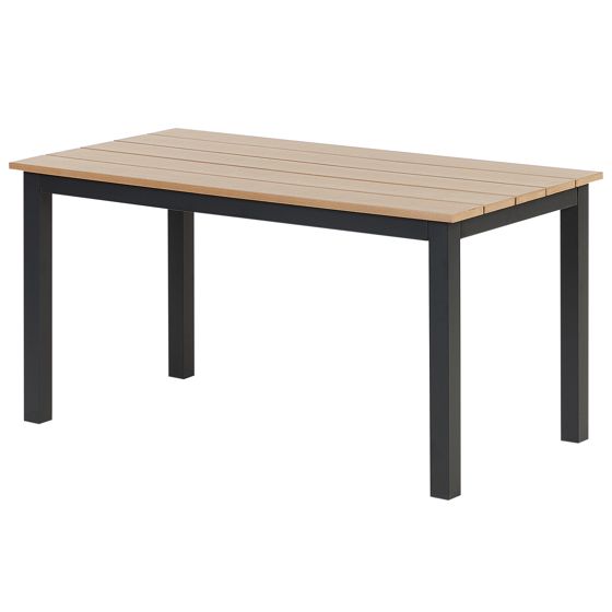 Puutarhapöytä MESSINA 100 cm 52 cm Musta