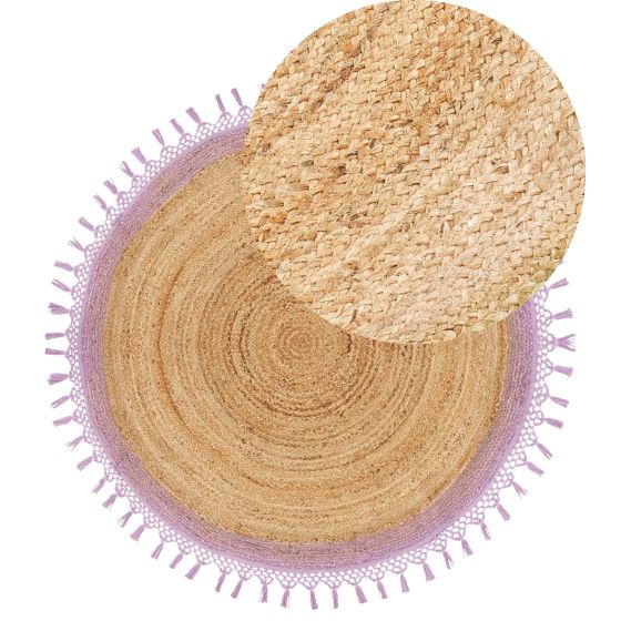 Matto MARTS Purppura ø 140 cm juutti