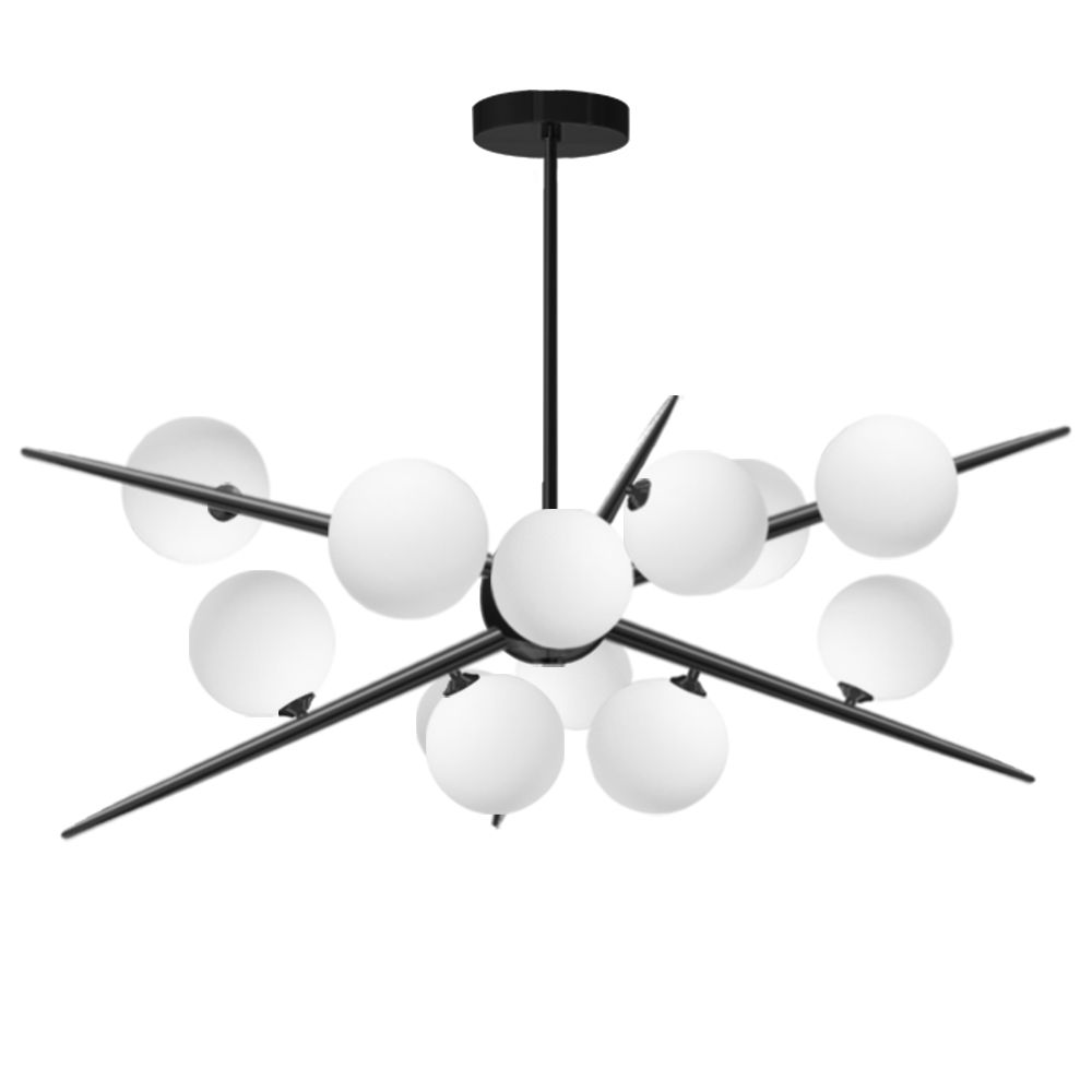 TOOLIGHT riippuvalaisin APP999-12CP musta, 65X70X90CM