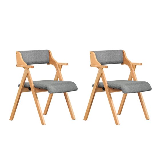 Taitettava tuoli X-rakenne harmaa 62.0x56.0x78.0 cm FST98-HGX2