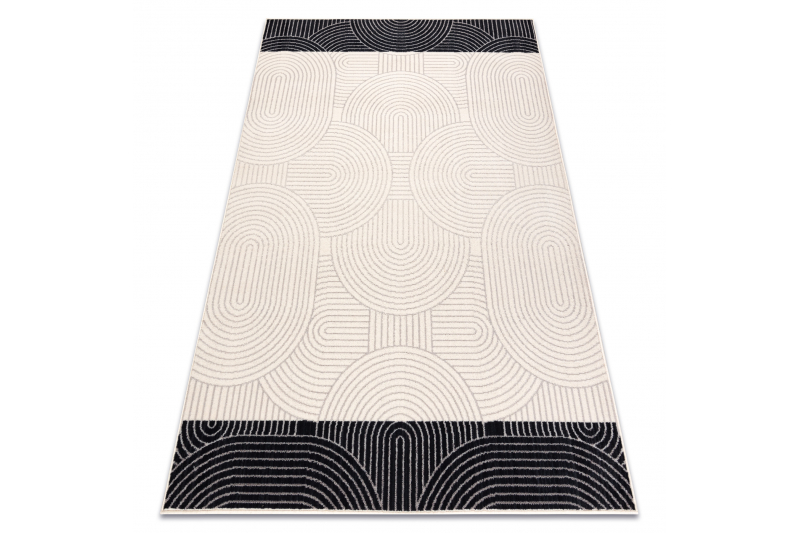 Matto Villa ANGEL 7901 / 52044 Geometrinen beige / musta 120x170 cm