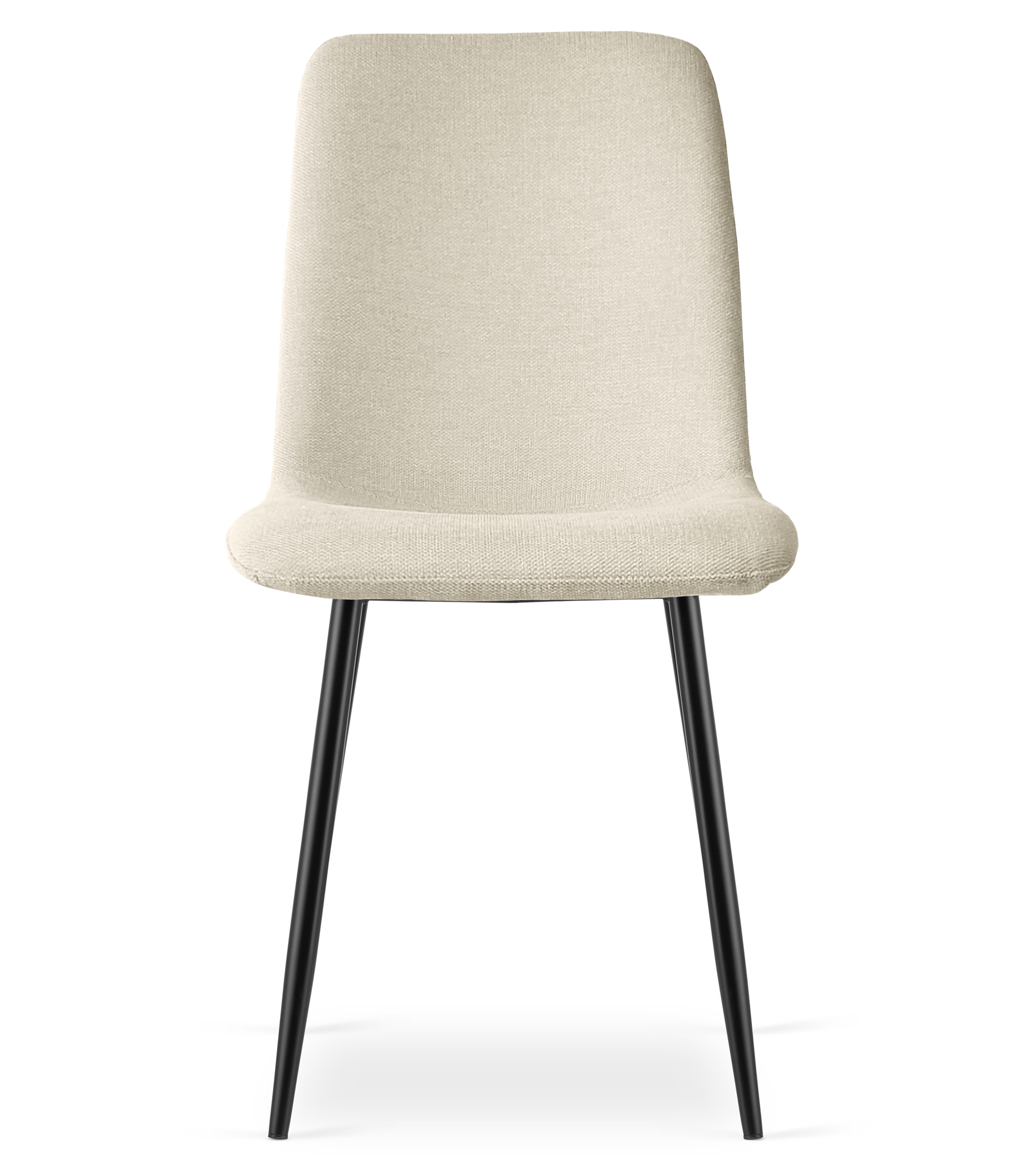 Tuoli - Leobert - RIFT - beige/mustat jalat - 46x55x87 cm