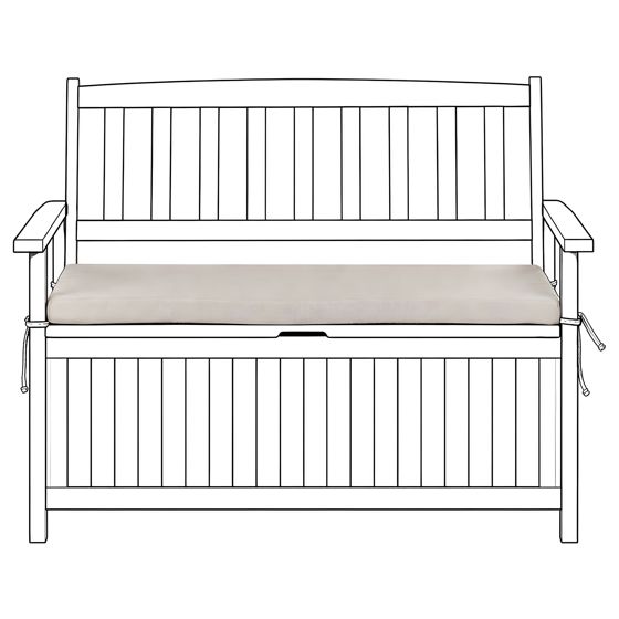 Puutarhapenkin pehmuste SOVANA 108 x 45 cm Beige