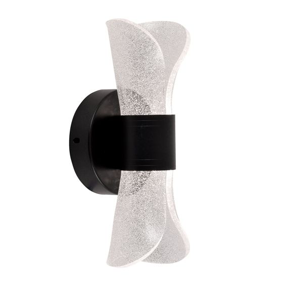 TOOLIGHT seinävalaisin G029-W musta, 25,5x8x22,5cm