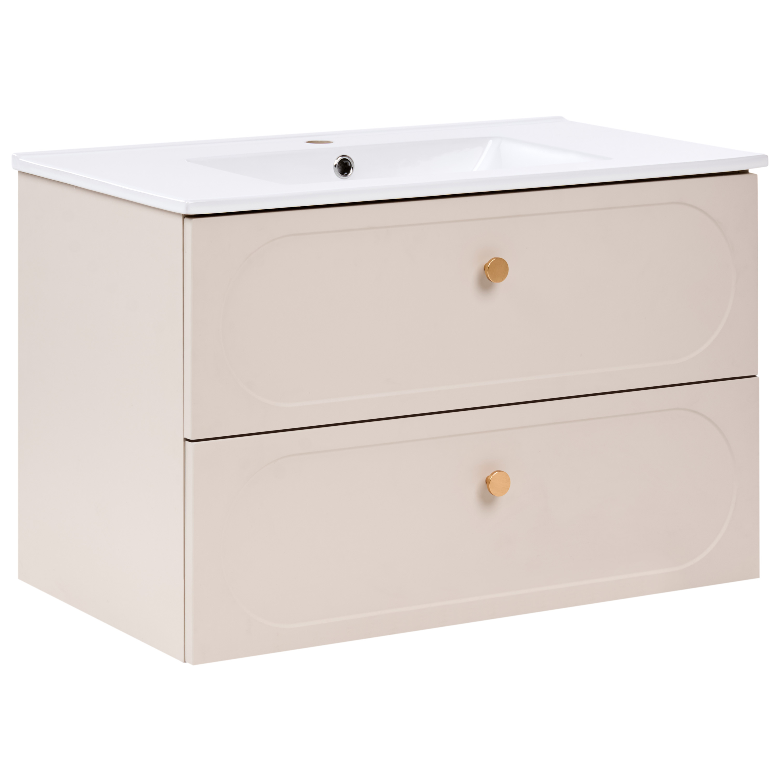 Seinäallaskaappi altaalla TARUMIR 80 cm Beige