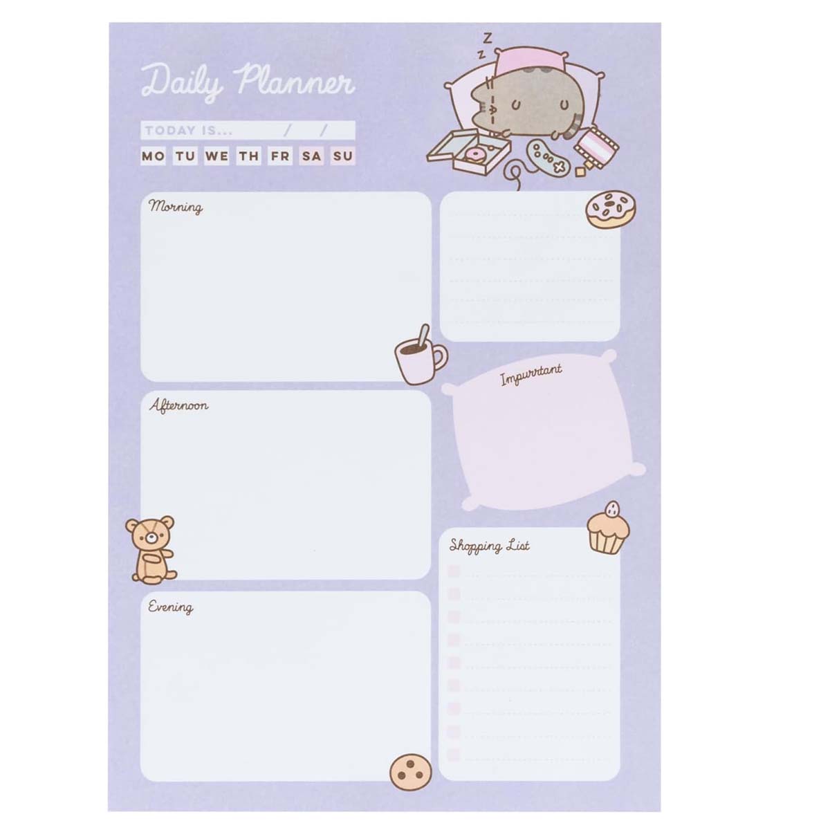 Päiväagenda Moments-mallisto, 54 irrotettavaa A5-sivua