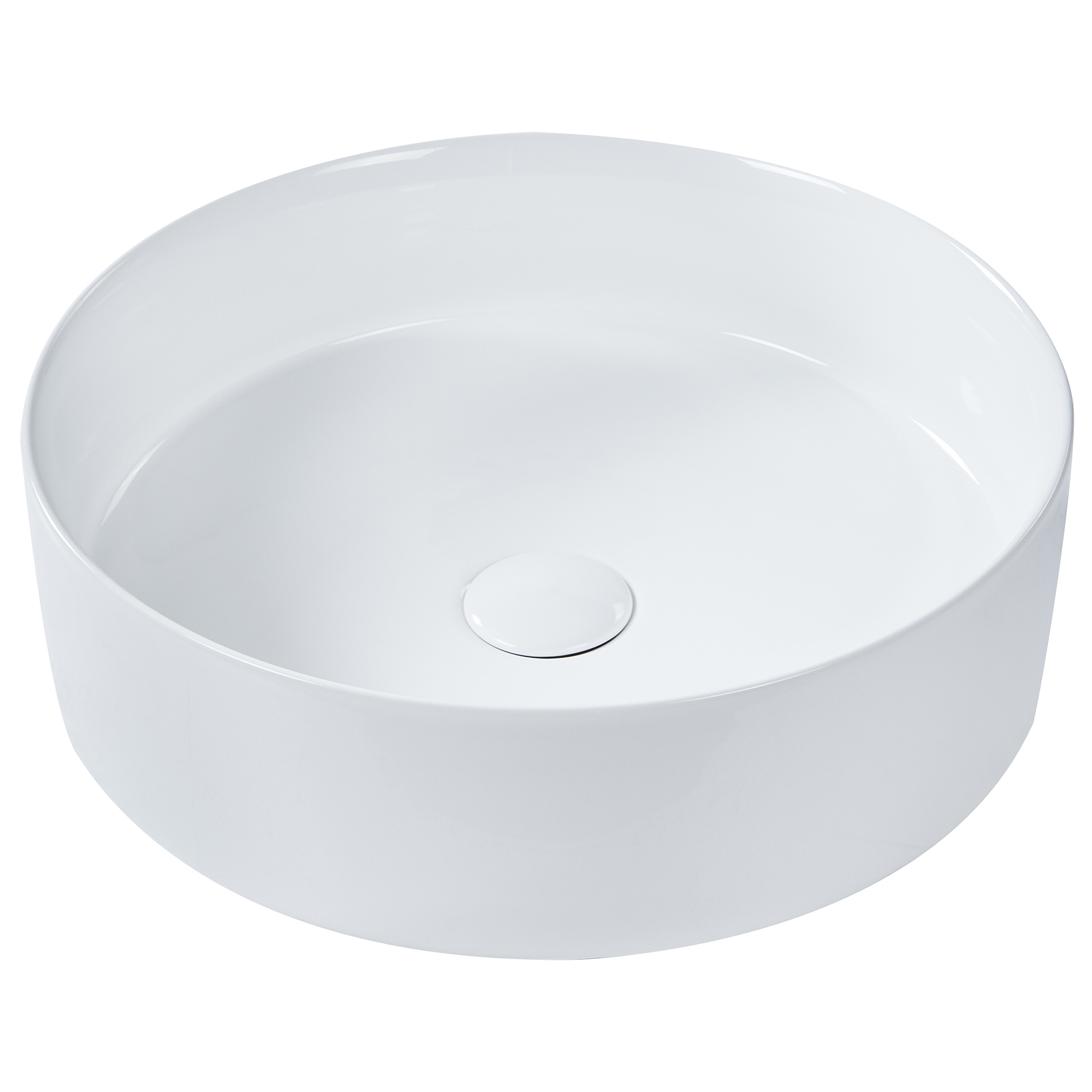 Pesuallas tason päälle TEBAR ⌀ 40 cm keramiikka Valkoinen