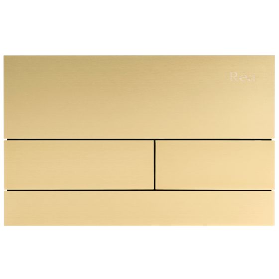 REA Huuhtelupainike Uppoasennustelineeseen T K011A-Q Steel Harjattu Kulta, 15,5X24X15,5Cm