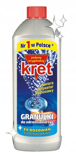 KRET Rakeet putkien tukkeutumiseen 800 g