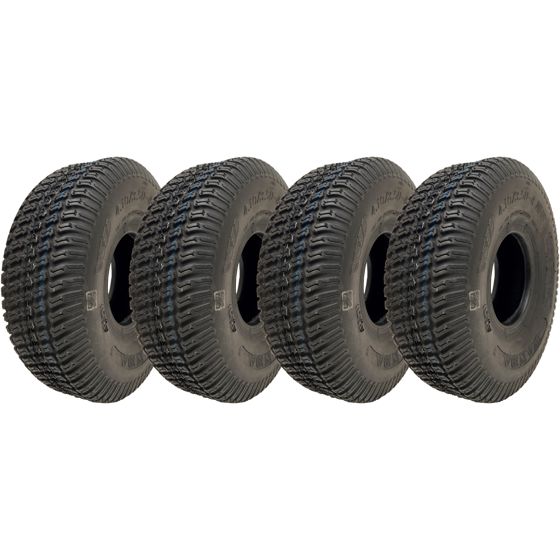 4.10/3.50-4 ruohonleikkurin monikäyttöiset nurmikengät, 4-kerroksiset tubeless-renkaat, Wanda P332 (4 kpl:n sarja)