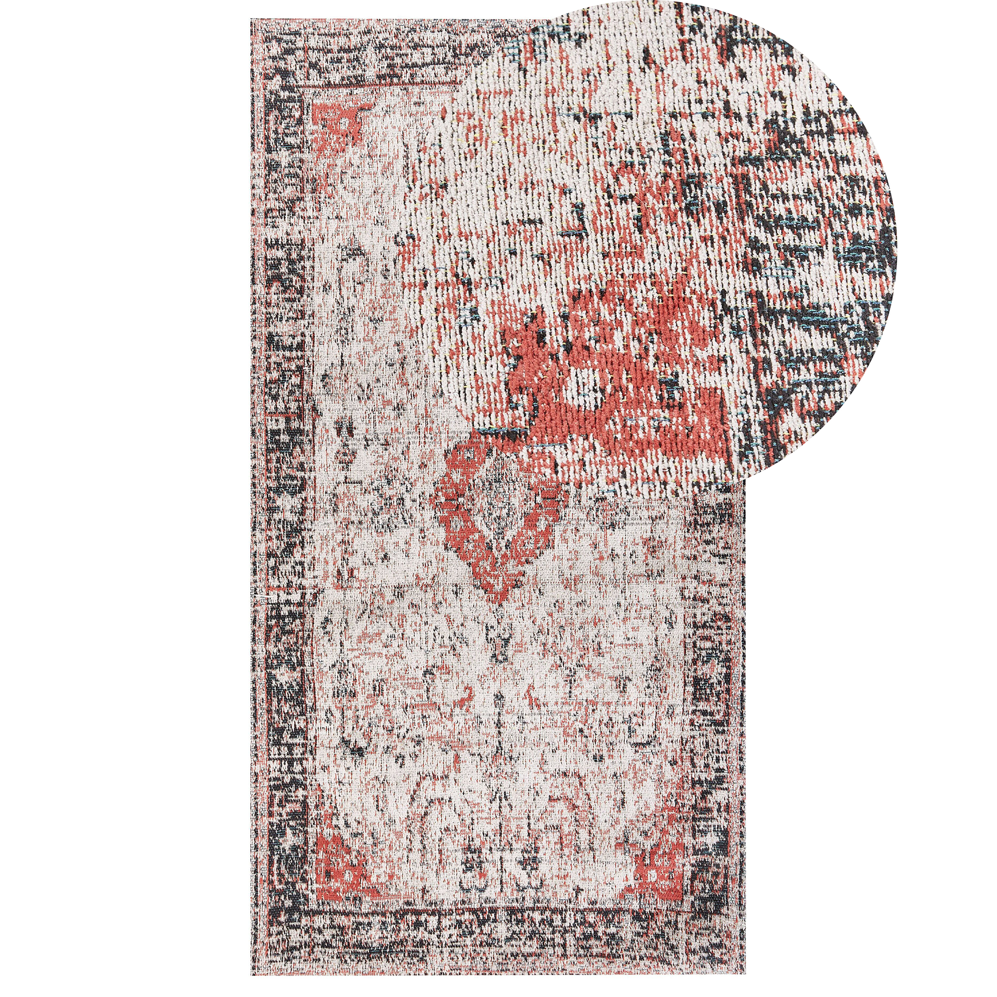 Matto ATTERA Beige 80 x 150 cm puuvilla