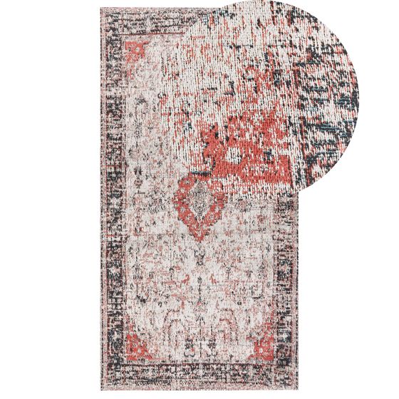 Matto ATTERA Beige 80 x 150 cm puuvilla