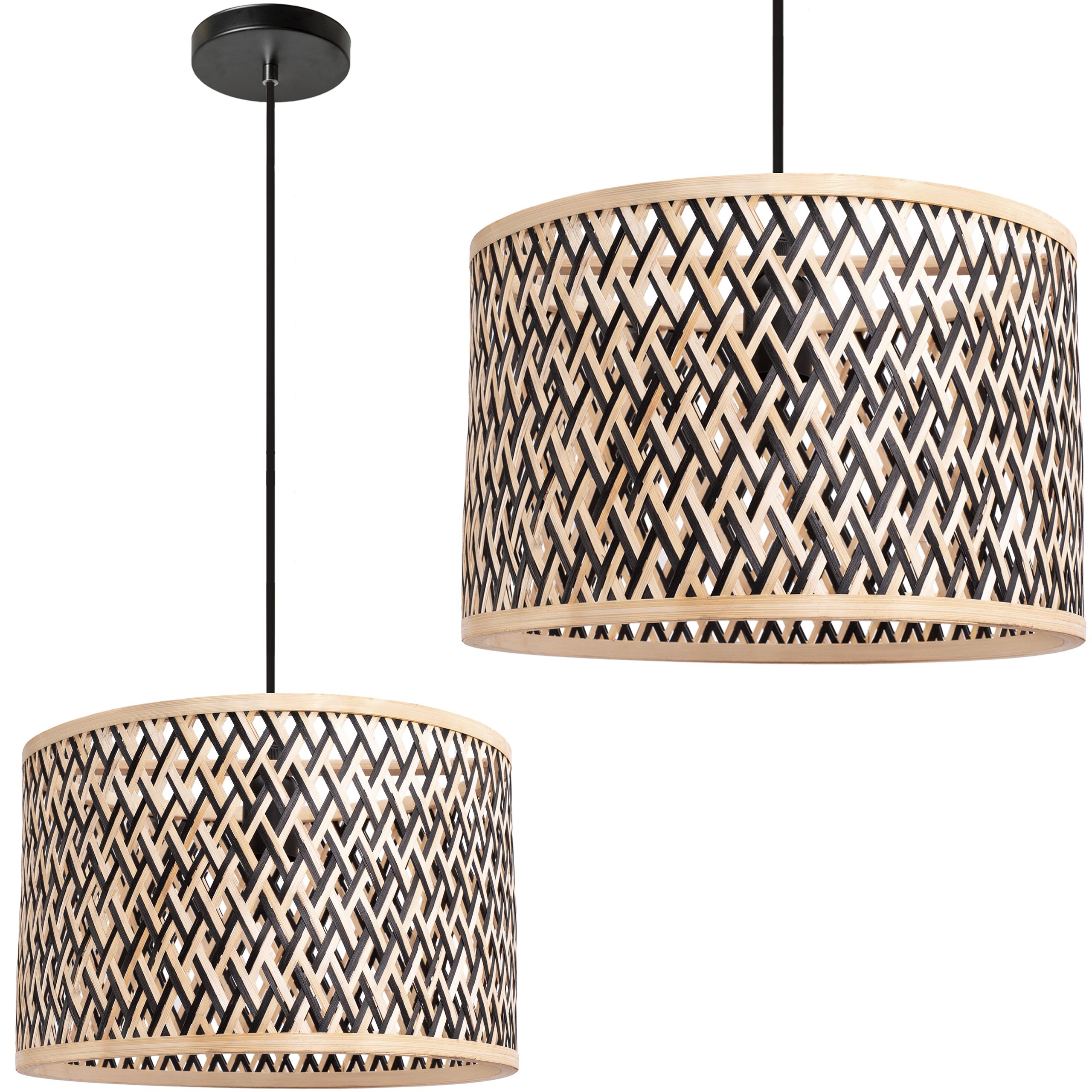 TOOLIGHT riippuva kattovalaisin APP1543-1CP BOHO beige, 32x32x21cm