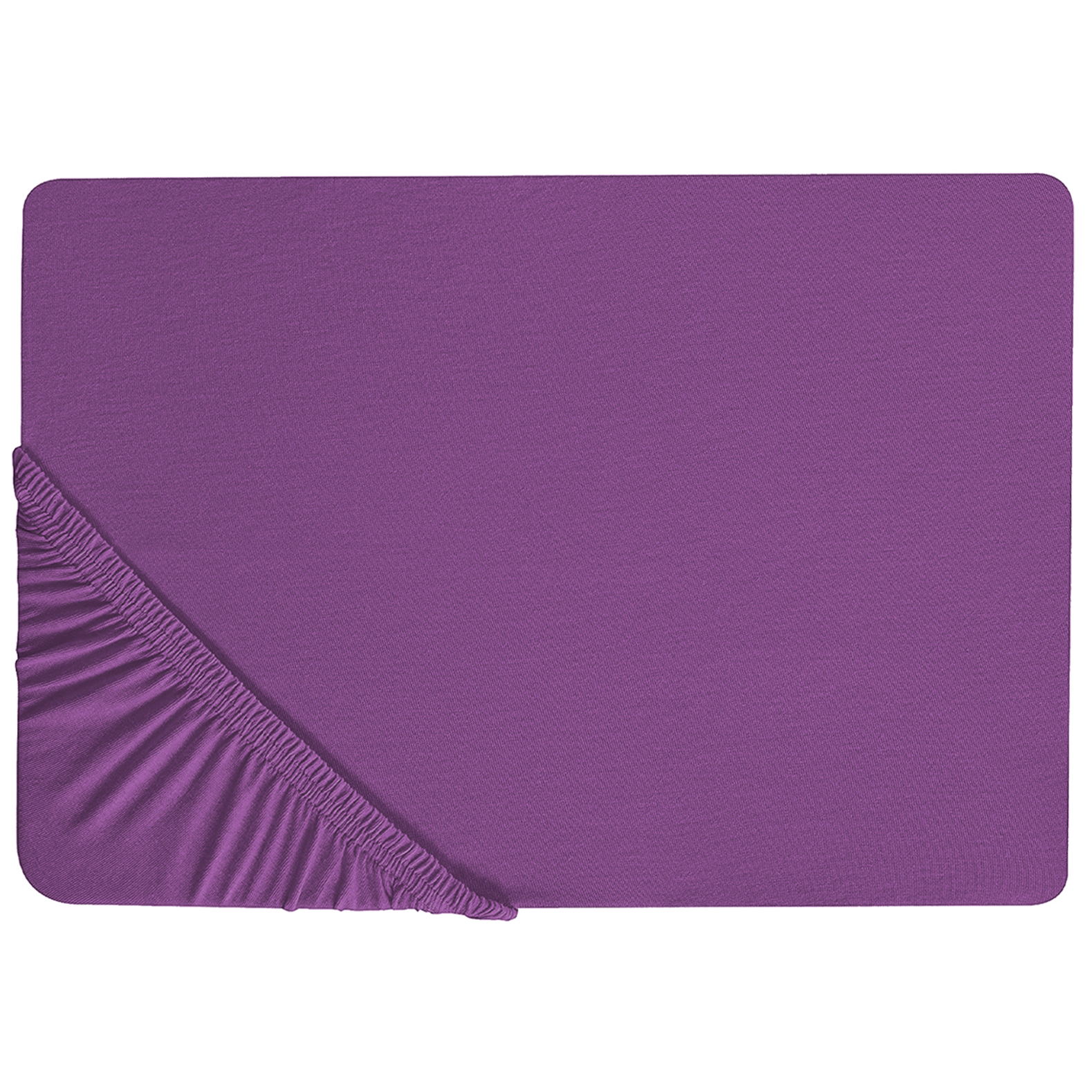 Muotoonommeltu lakana JANBU 140 x 200 cm Puuvilla Purppura