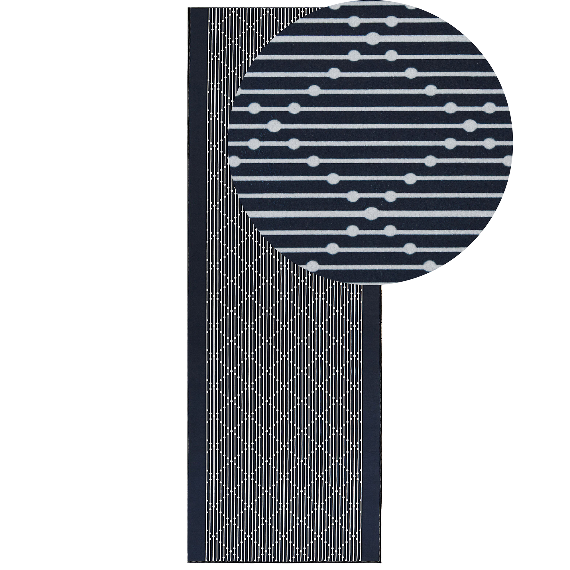 Matto CHARVAD Laivastonsininen 70 x 200 cm