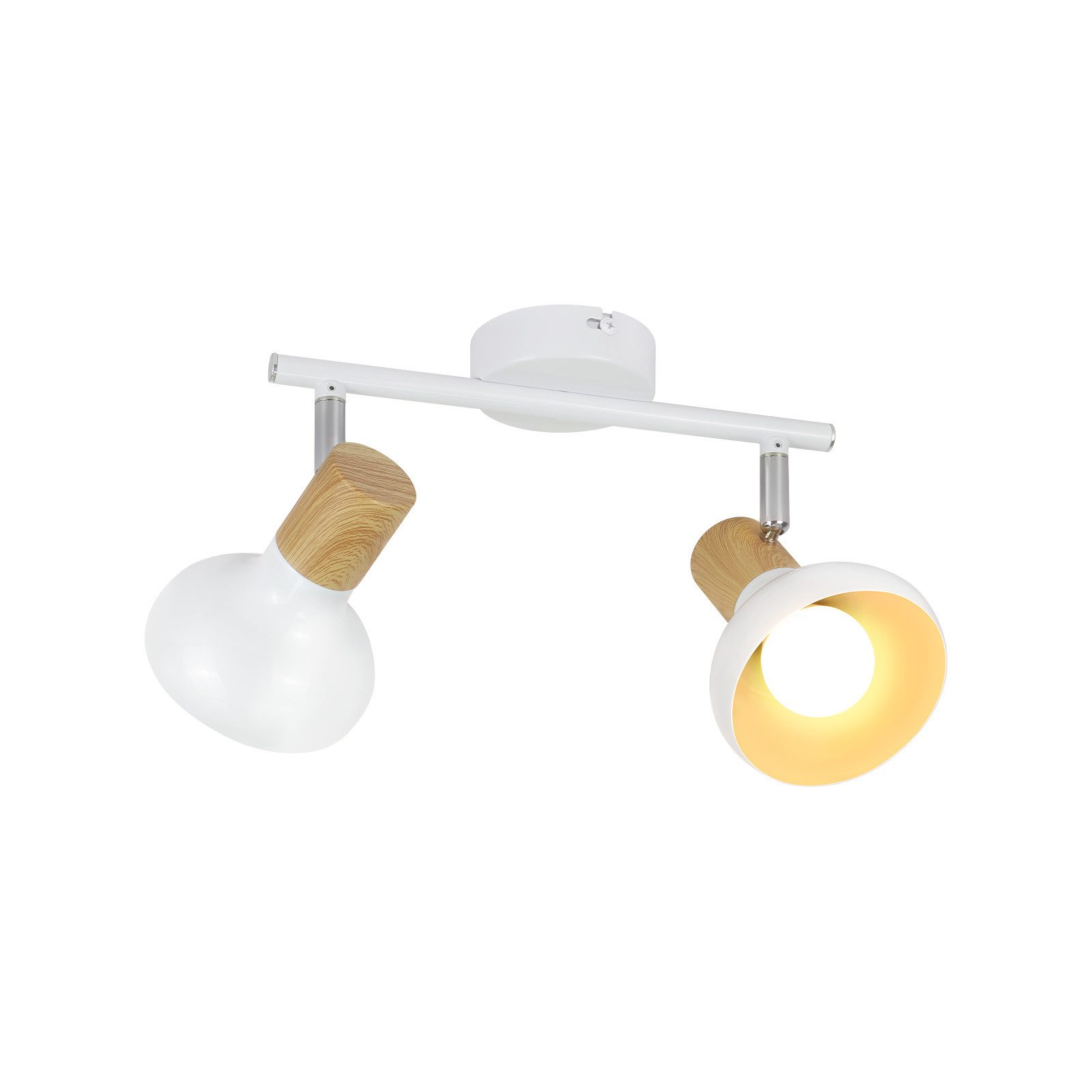 NETTLIFE Vintage - kattospottivalaisin E14, teollisuuskäyttöön, säädettävä rautavarjostin, ilman lamppua