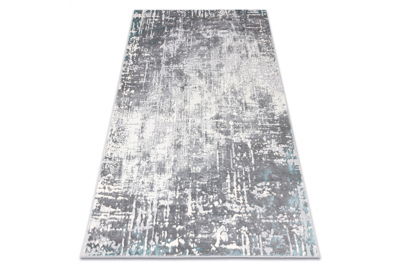 Matto CORE W9782 - rakenteellinen, kaksi kerrosta fleeceä, norsunluu / harmaa 120x170 cm